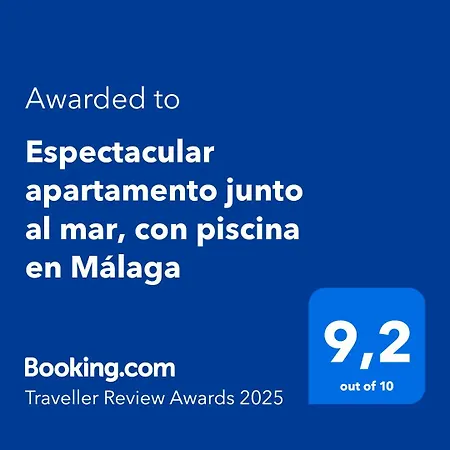 아파트 Espectacular Junto Al Mar, Con Piscina En 말라가